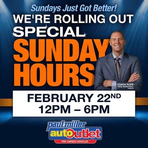 Image post by @PaulMillerAutoOutlet on Facebook