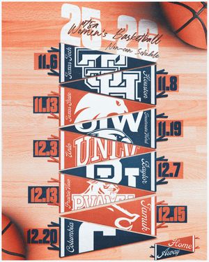 Image post by @UTSAWBB on Twitter