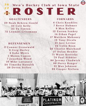 Image post by @hockeyatiowastate on Instagram