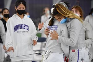 Image post by @NUWFencing on Twitter