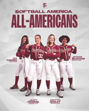 Image post by @fsusoftball on Instagram