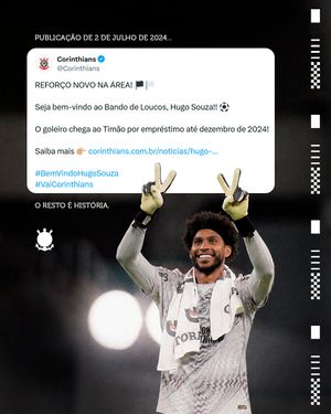 Image post by @corinthians on Instagram