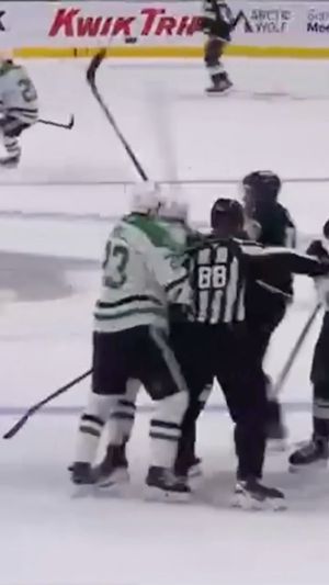Video post by @hockeyfights on Instagram