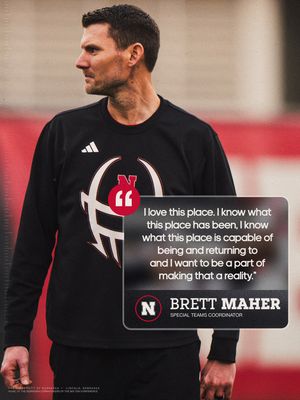 Image post by @huskerfootball on Instagram