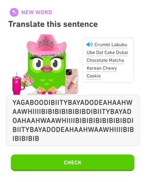 Image post by @duolingo on Instagram