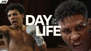 Image post by @MatchroomBoxing on Twitter