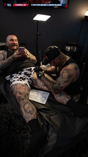 Video post by @raphbarrostattoos on Instagram