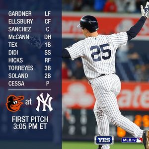 Image post by @yankees on Instagram