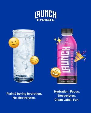 Image post by @launchhydrate on Instagram