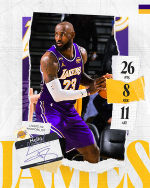 Image post by @lakers on Instagram