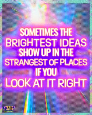 Image post by @strangelightcreative on Instagram