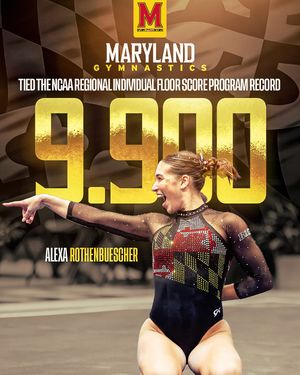 Image post by @terpsgymnastics on Instagram