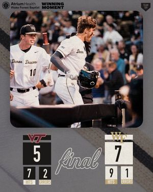 Image post by @WakeBaseball on Twitter