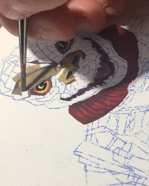 Video post by @RichPellegrinoArt on Facebook