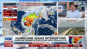 Image post by @foxweather on Instagram