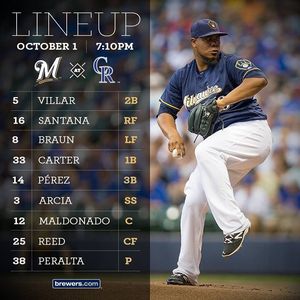Image post by @brewers on Instagram