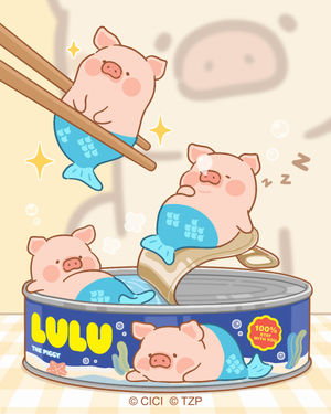 Image post by @luluthepiggy_official on Instagram