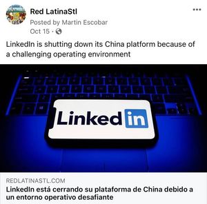 Image post by @redlatina on Facebook