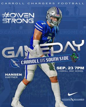 Image post by @carrollchargersfootball on Instagram