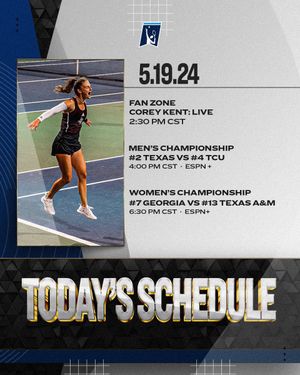 Image post by @NCAATennis on Twitter