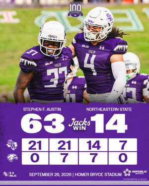 Image post by @sfa_football on Instagram