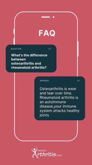 Video post by @PiedmontArthritisClinic on Facebook