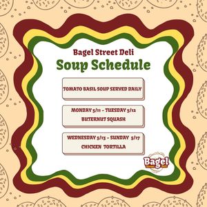 Image post by @bagelstreetdeli on Instagram