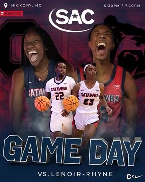 Image post by @catawba_wbb on Twitter