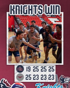 Image post by @FDUKnightsMVB on Twitter
