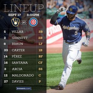Image post by @brewers on Instagram