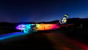Image post by @AlaskaAir on Twitter