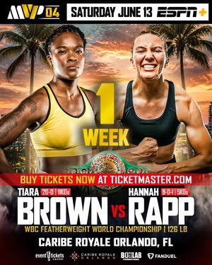 Image post by @tiarabrownboxing on Instagram