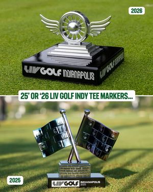 Image post by @livgolfleagueofficial on Facebook