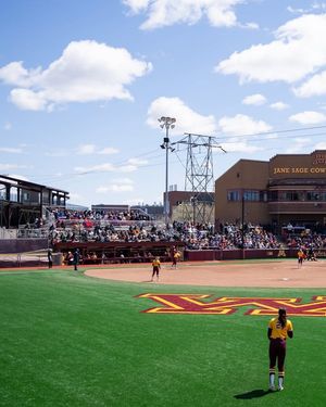 Image post by @GopherSoftball on Facebook