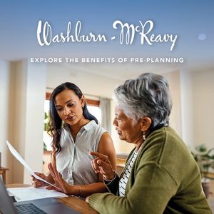 Image post by @WashburnMcReavyFuneralChapels on Facebook