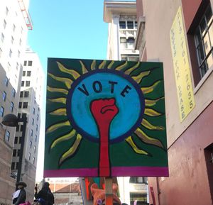 Image post by @RockTheVote on Twitter