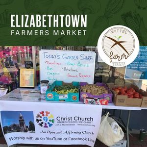 Image post by @Elizabethtown Farmer's Market on Facebook