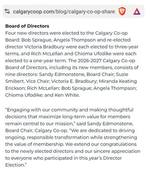 Image post by @CMcalgary on Facebook