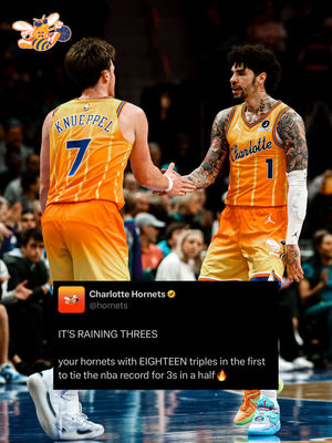 Image post by @hornets on Instagram