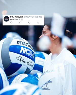 Image post by @dbu_vball on Instagram