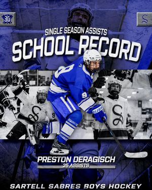 Image post by @SabreBoysHockey on Facebook