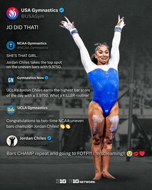 Image post by @b1ggymnastics on Instagram