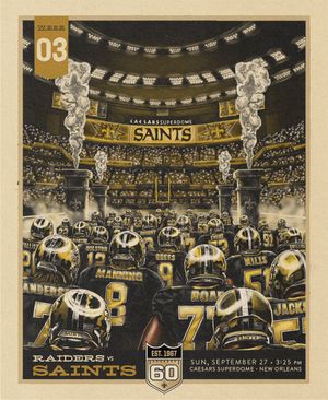 Image post by @Saints on Twitter/X