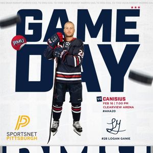 Image post by @RMUAthletics on Facebook