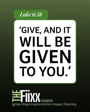 Image post by @FiiXXFoundation on Facebook
