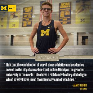 Image post by @umichtrack on Instagram