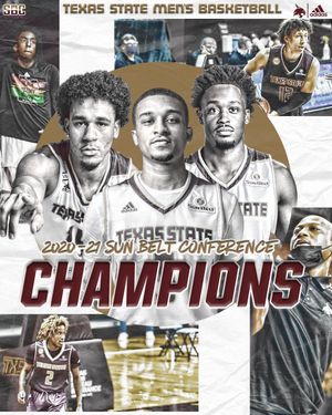 Image post by @TXStateMBB on Twitter