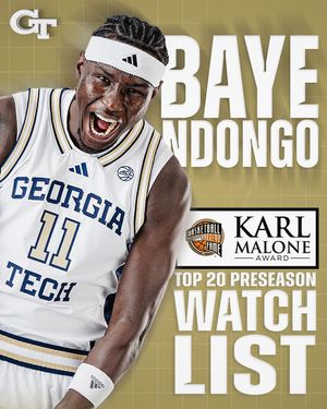 Image post by @gtmensbasketball on Instagram