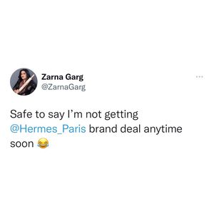 Image post by @zarnagarg on Instagram