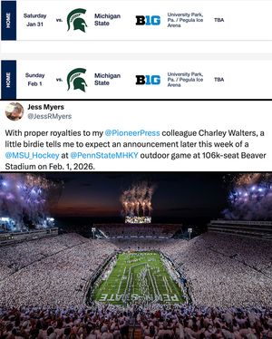 Image post by @everythingcollegehockey on Instagram